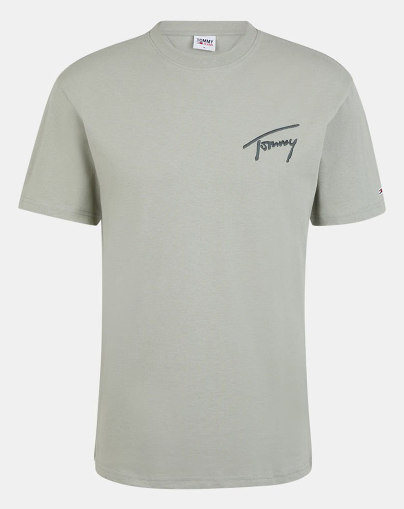 Tommy Jeans T-Shirt Signature vert de gris