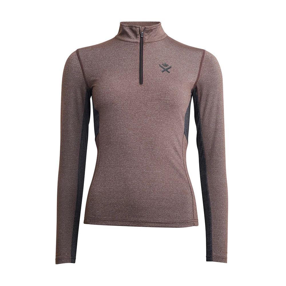 Kingsland KLALEECE - Maillot Femme brown chocolate tort