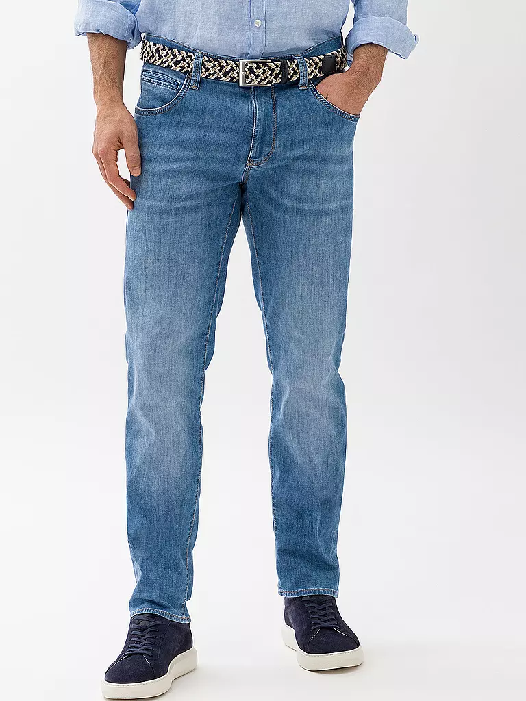 BRAX Jeans Straight Fit CADIZ hellblau