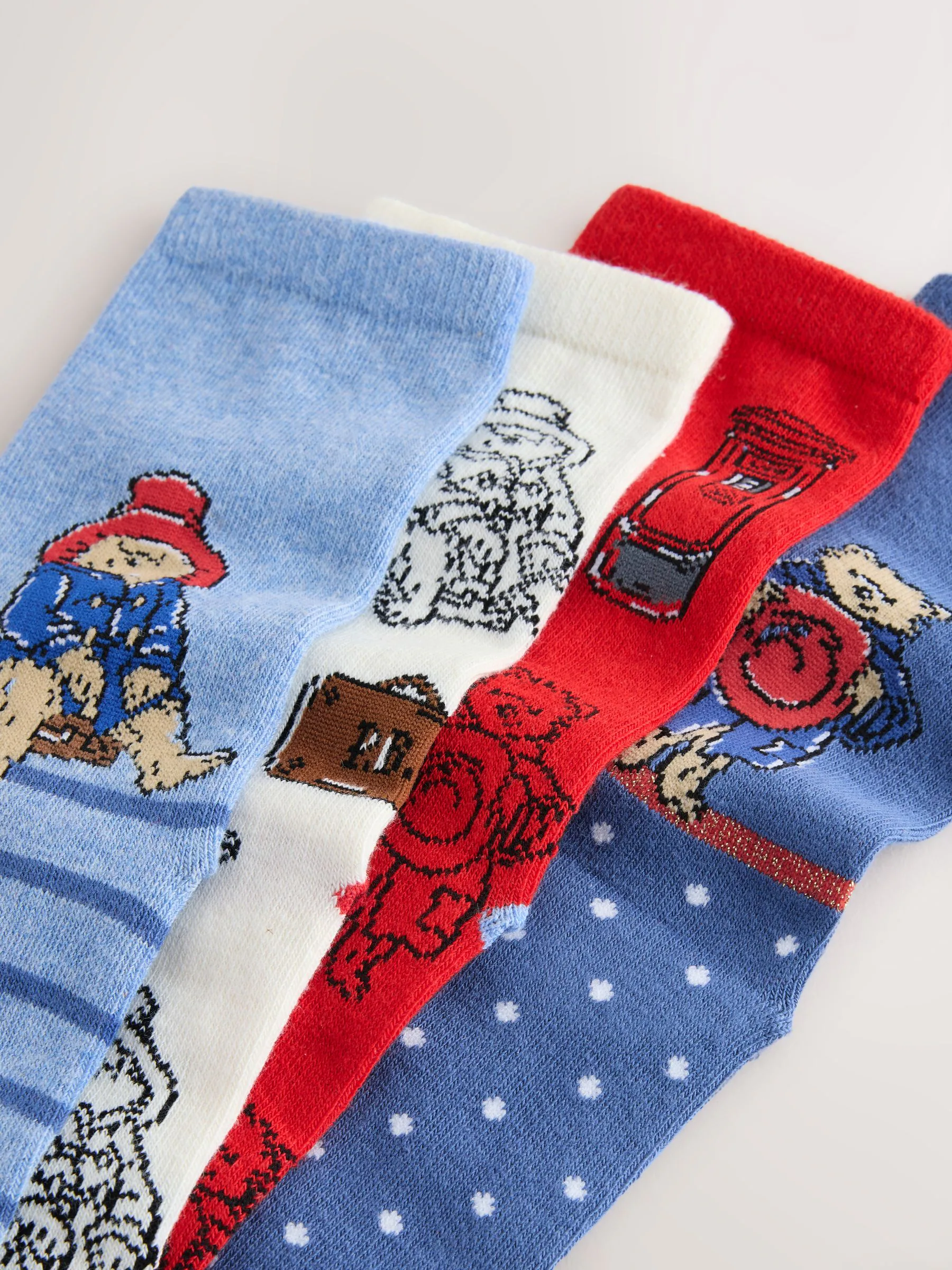 Paddington Bear License - Set van 4 paar enkelsokken