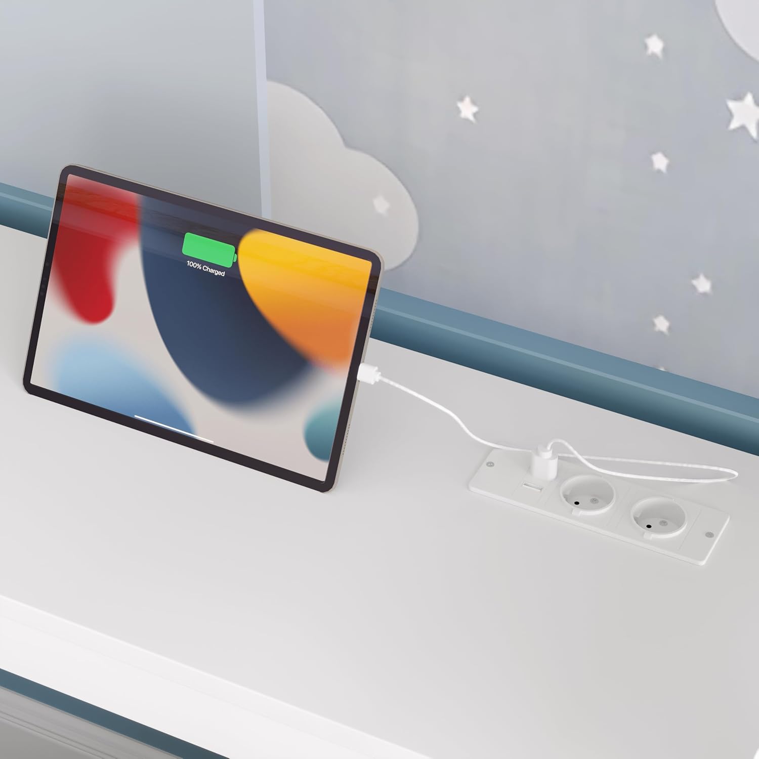 Etagenbett 140x200 mit LED & USB-Ladesteckdose, Kinderbett Hochbett mit Schreibtisch&Bücherregal&Stauraumtreppe&Schubladen, Kieferholz Funktionsbett Stockbett Spielbett Jugendbett, Ohne Matratze,Weiß