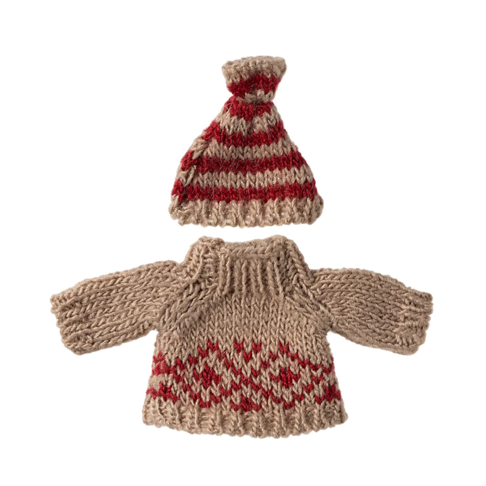 Køb Maileg Strikket sweater og hue, Mor mus
