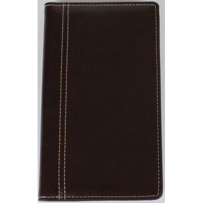 Agenda de poche spiralé Interplan Palermo - 1 semaine sur 2 pages - 9 x 16 cm - marron - Brepols