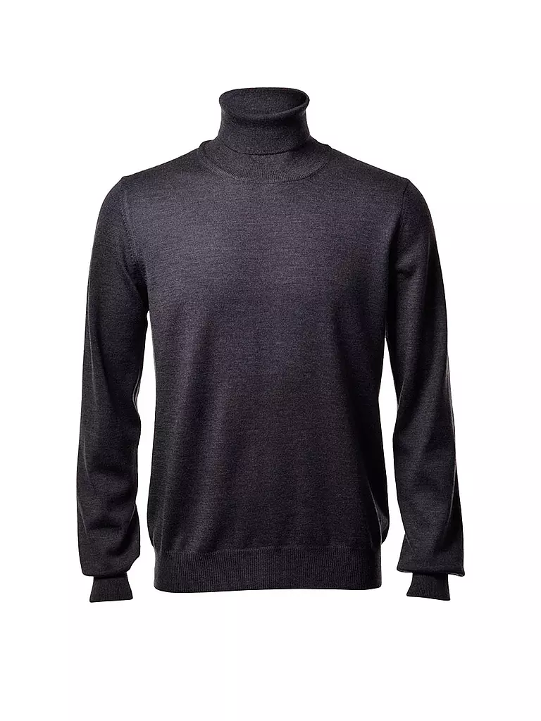 GRAN SASSO Rollkragenpullover grau