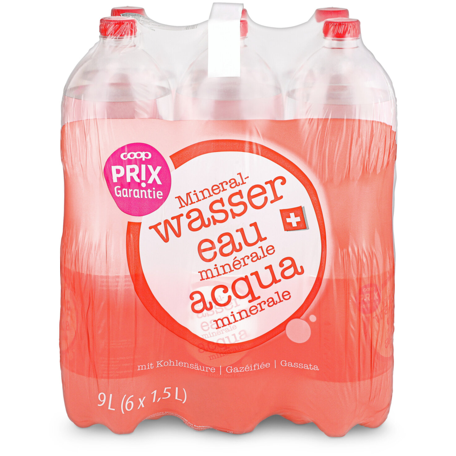 Prix Garantie Mineralwasser mit Kohlensäure 6x1,5l