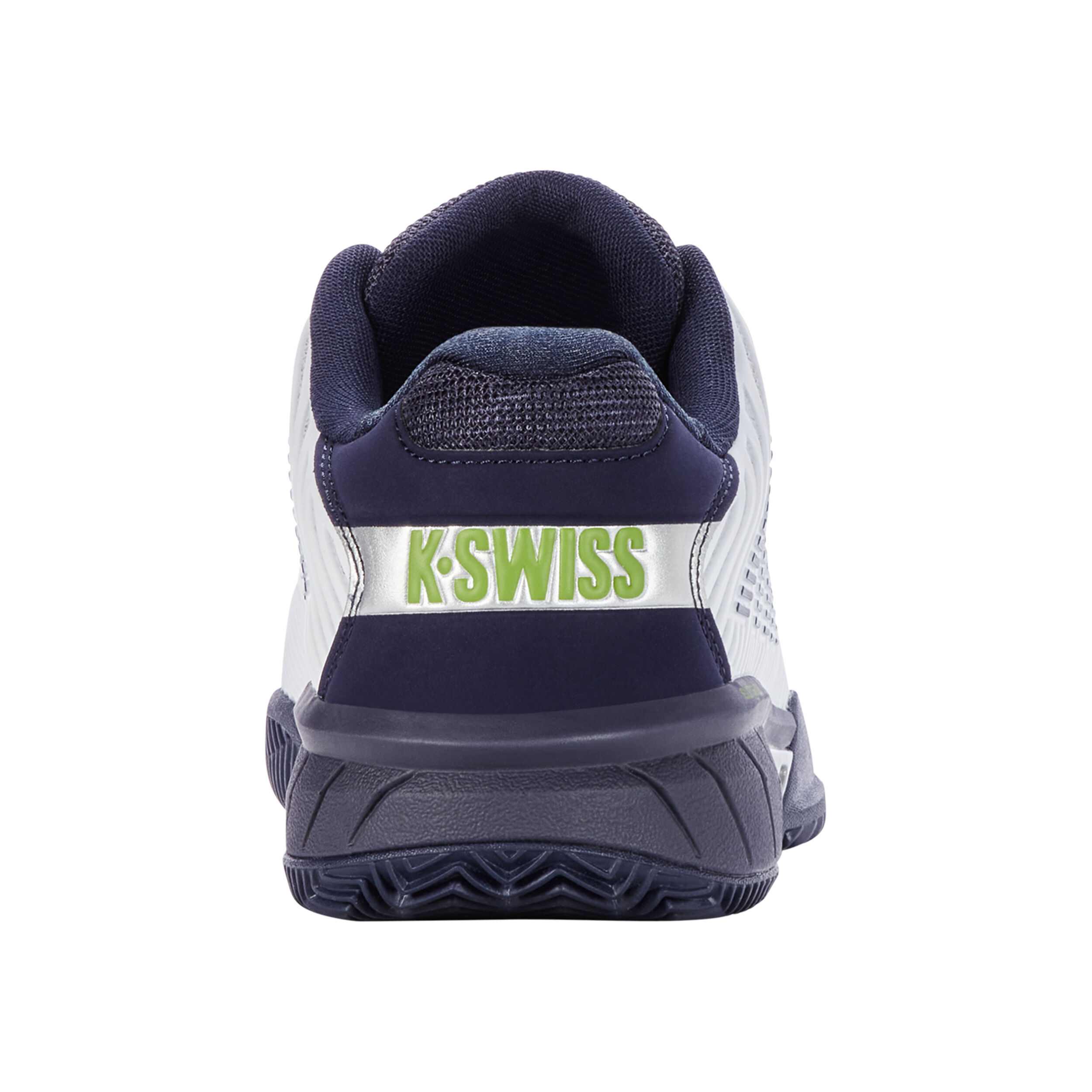 K-Swiss Hypercourt Express 2 Chaussure Terre Battue Hommes - Blanc , Bleu Foncé