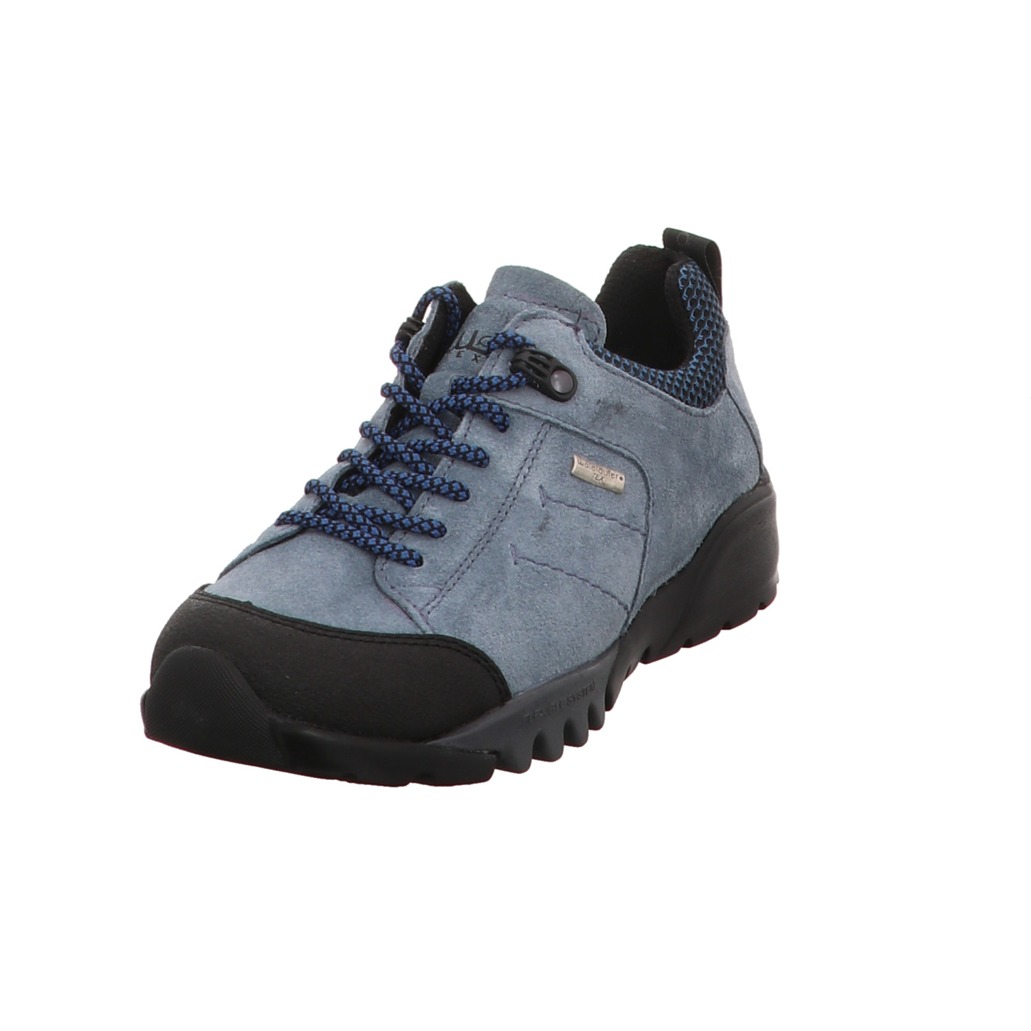Waldläufer Schnürhalbschuh blau