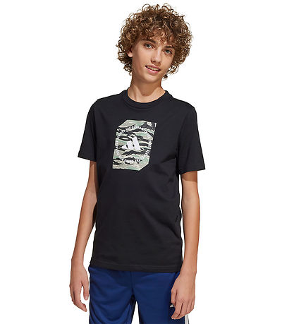 adidas Performance T-Shirt - B Camo - Black