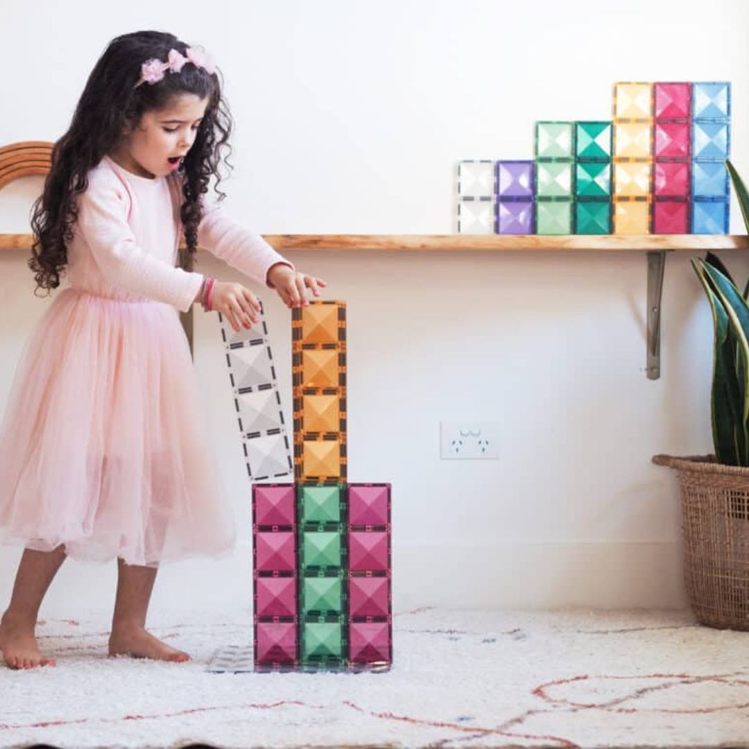 Connetix magnetische tegels rectangle pastel