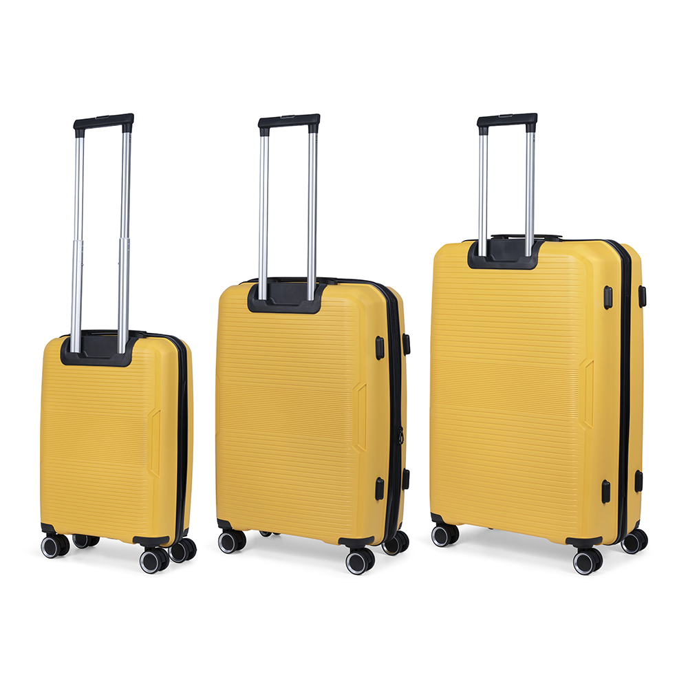 TravelZ Swinger 3-delige kofferset - Yellow