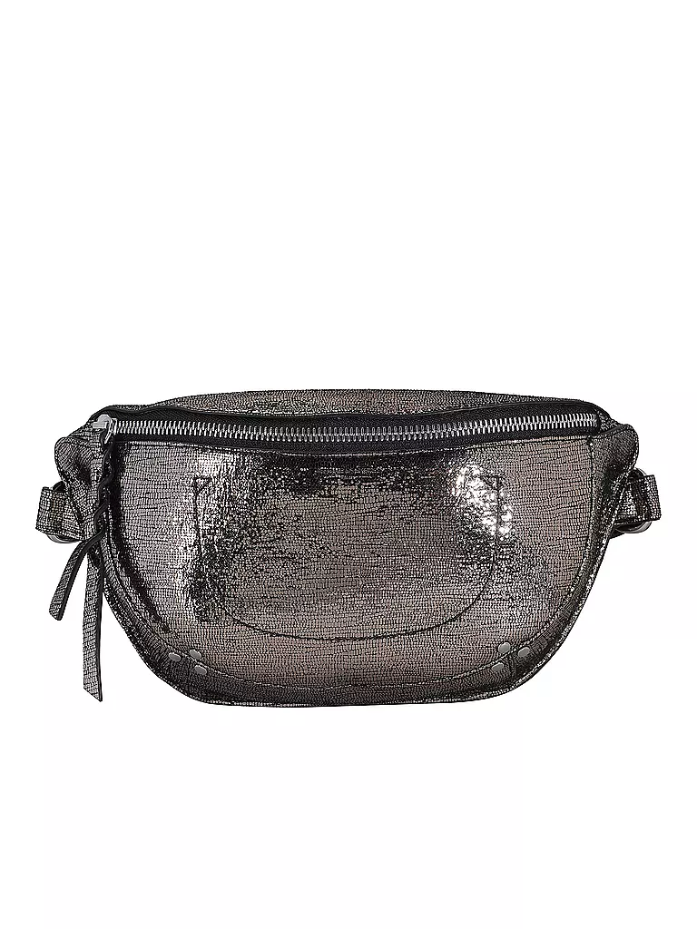 JEROME DREYFUSS Ledertasche - Umhängetasche LINO BANANE  silber