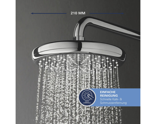 Douchekolom incl. thermostaat GROHE Vitalio Start 210 chroom 26538000