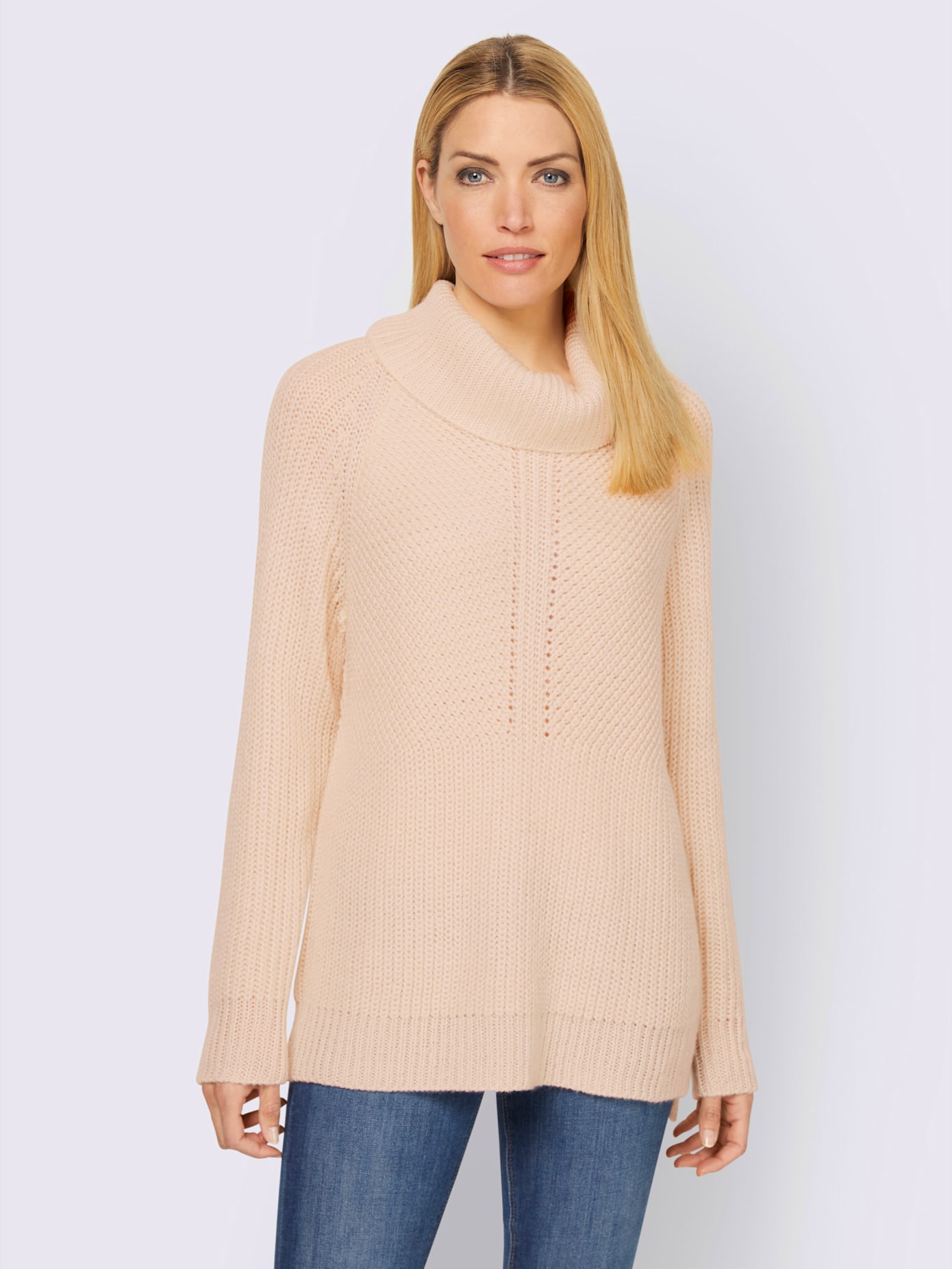 Pull motif maille moderne