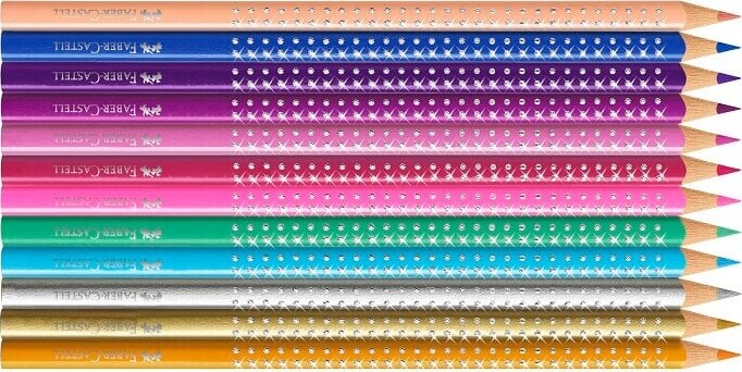 Faber-Castell - Sparkle Farveblyanter - 12 Stk