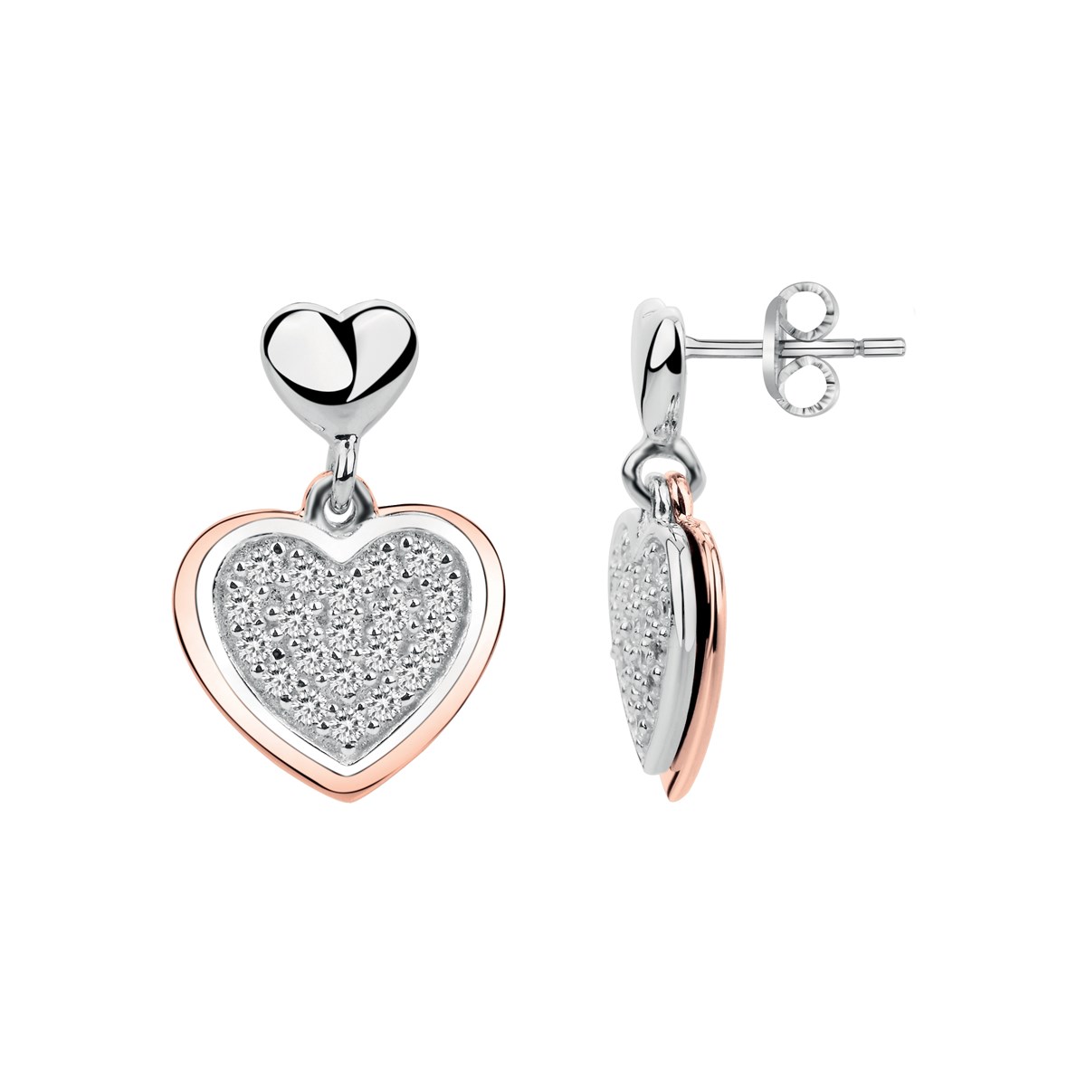 Boucles d'oreilles pendantes en Argent