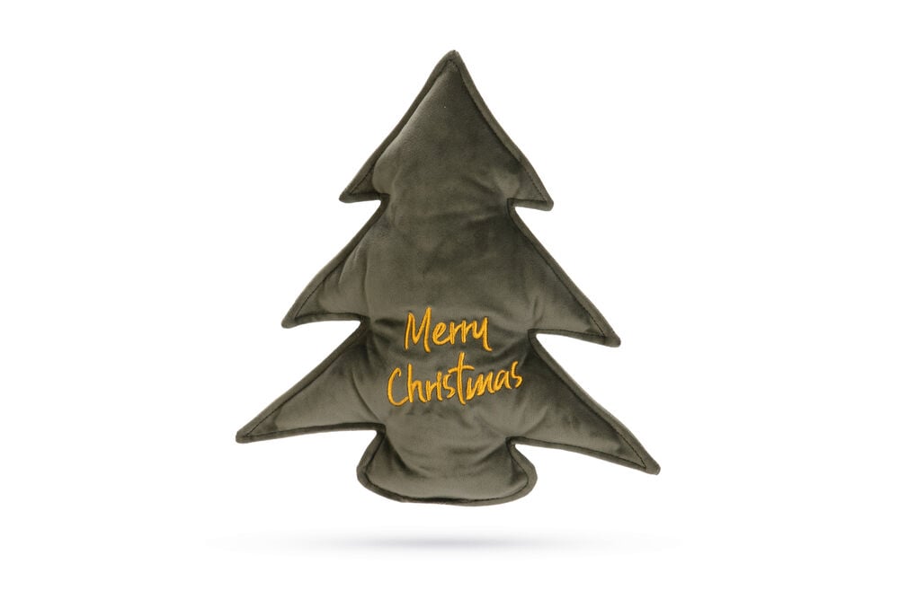 Designed By Lotte Kerstboom Knuffel - Hondenspeelgoed - groen - 27x27x27 cm