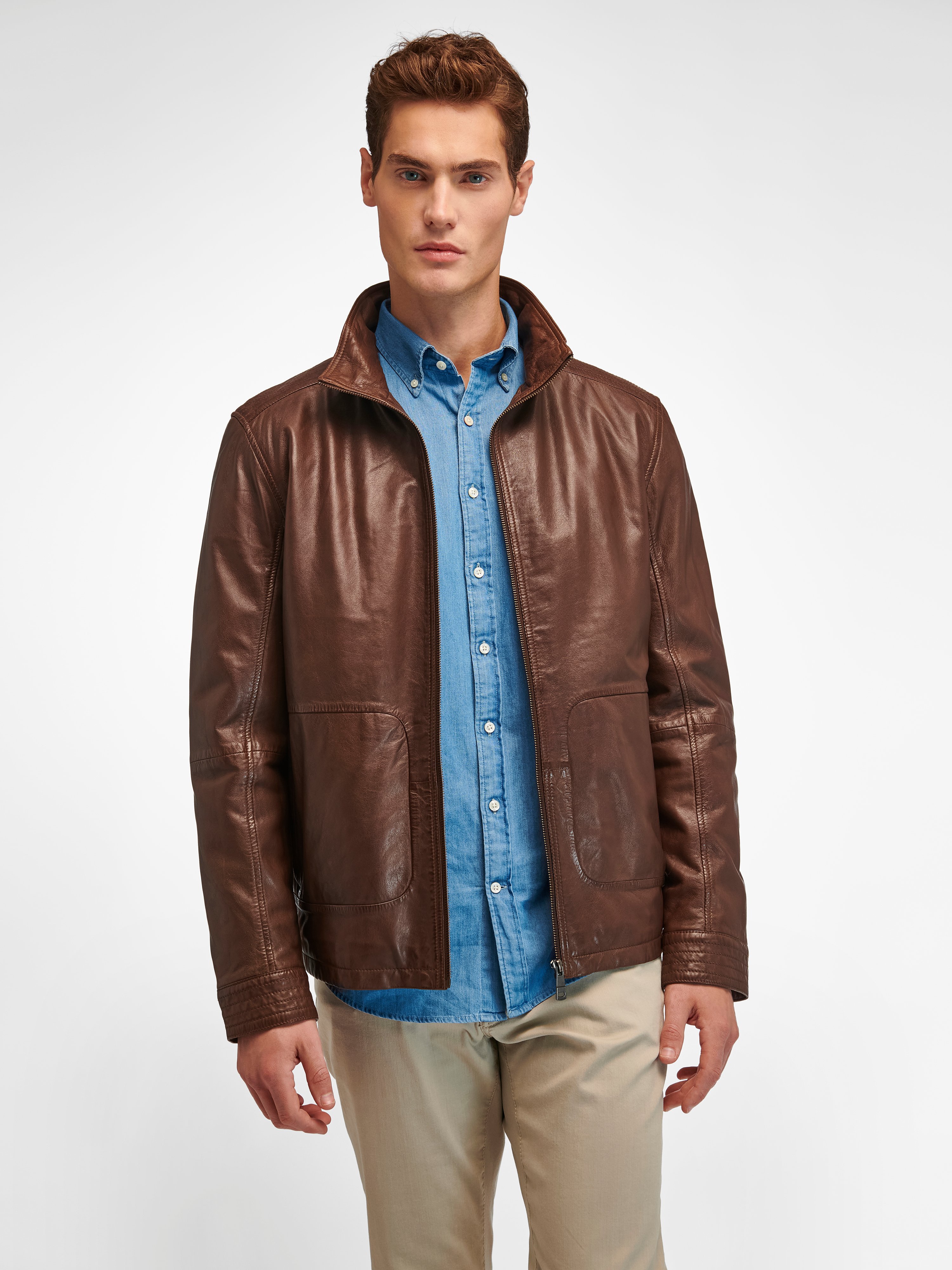Lederjacke
