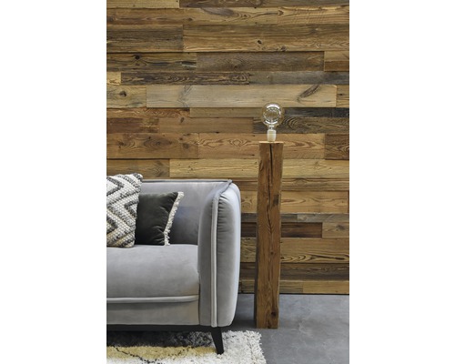 Buildify gerecyclede houten balken, gekapt sparren-/den-/sparrenhout, 100x120mm tot 140x140mm, lengte: 1000mm