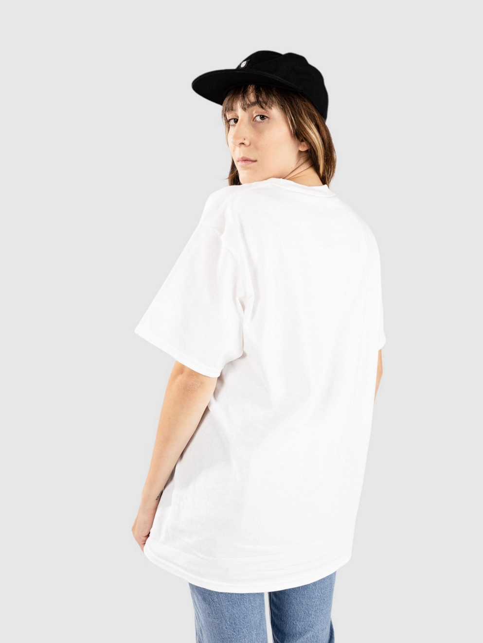 Petals and Peacocks Celebrated T-Shirt white