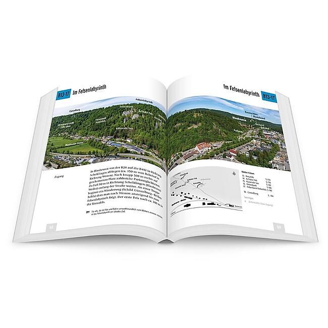 PANICO ALPINVERLAG - ESCALADE JURA SOUABE BLAUTAL GROSSES LAUTERTAL