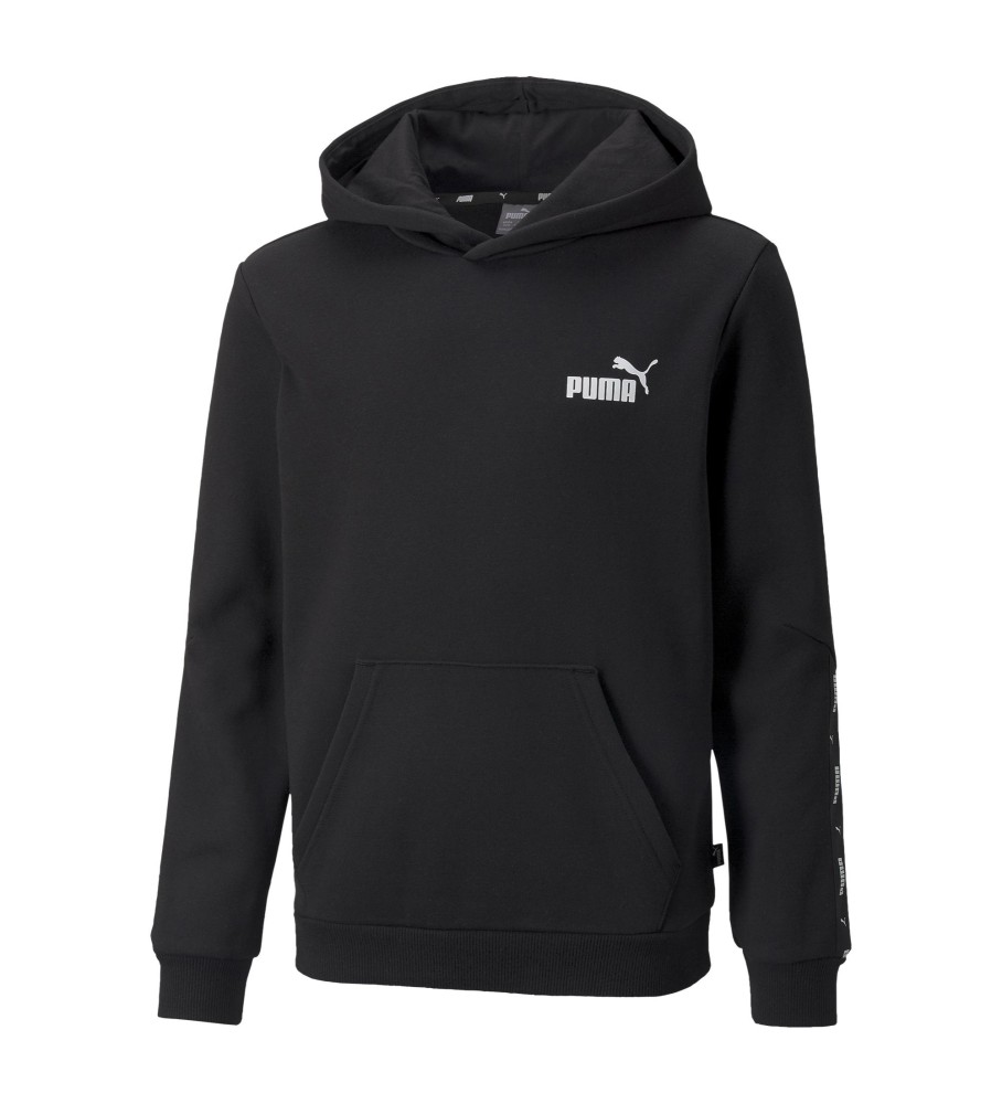 Moletom preto Puma Essential Tape