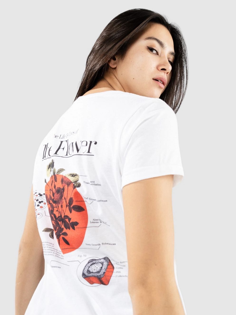Dravus The Flower T-Shirt white