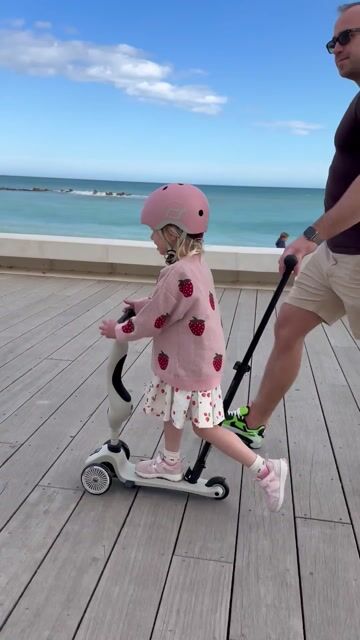 Sparkesykkel og Løpesykkel M/ Foreldrehåndtak | Scoot and Ride Highwaykick 1 Push & Go – NYHET