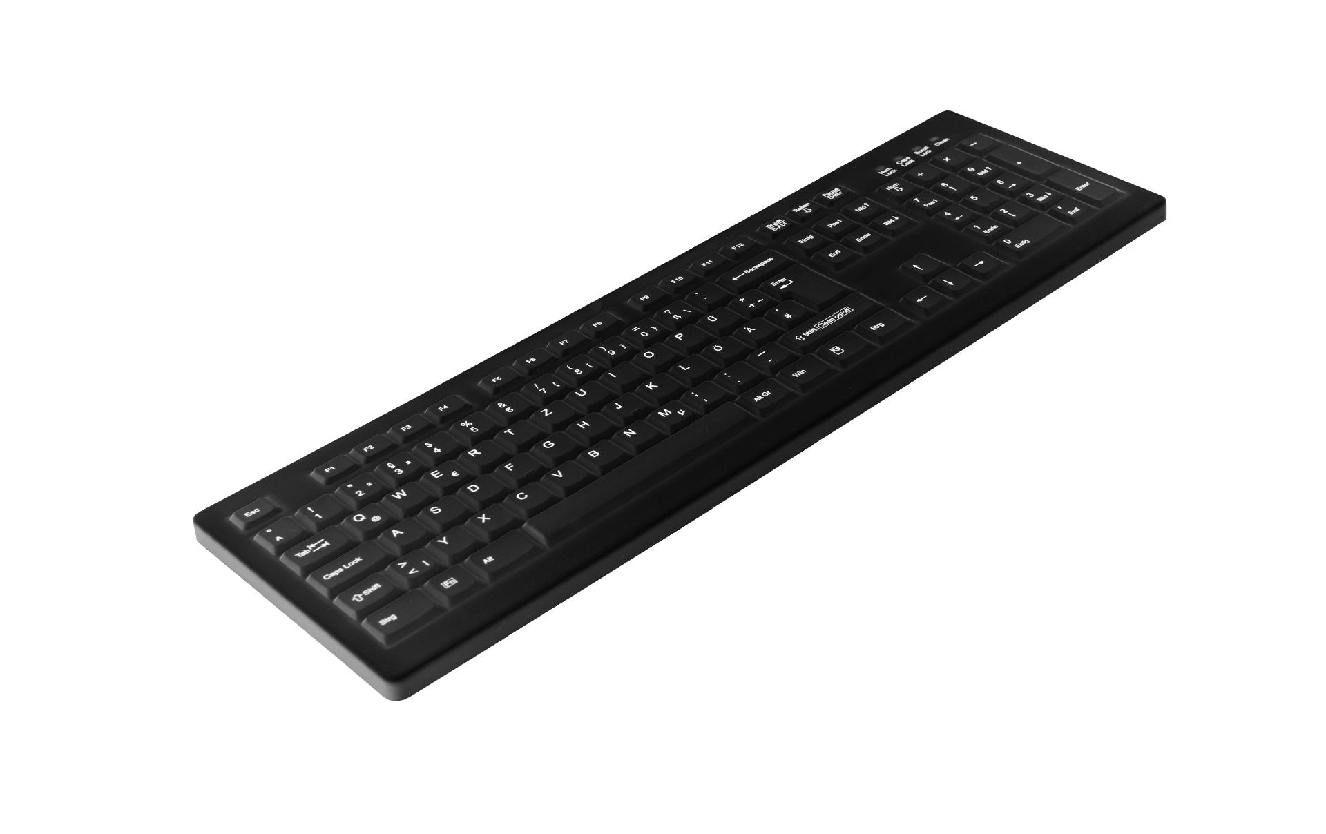 Tastatur AK-C8100F IP68<br>Desinfizierbare Wireless-Tastatur, weiss
