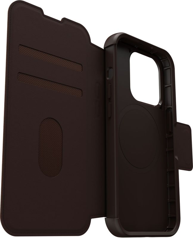 OtterBox - Strada Bookcase - Bruin - Voor de Apple iPhone 15 Pro