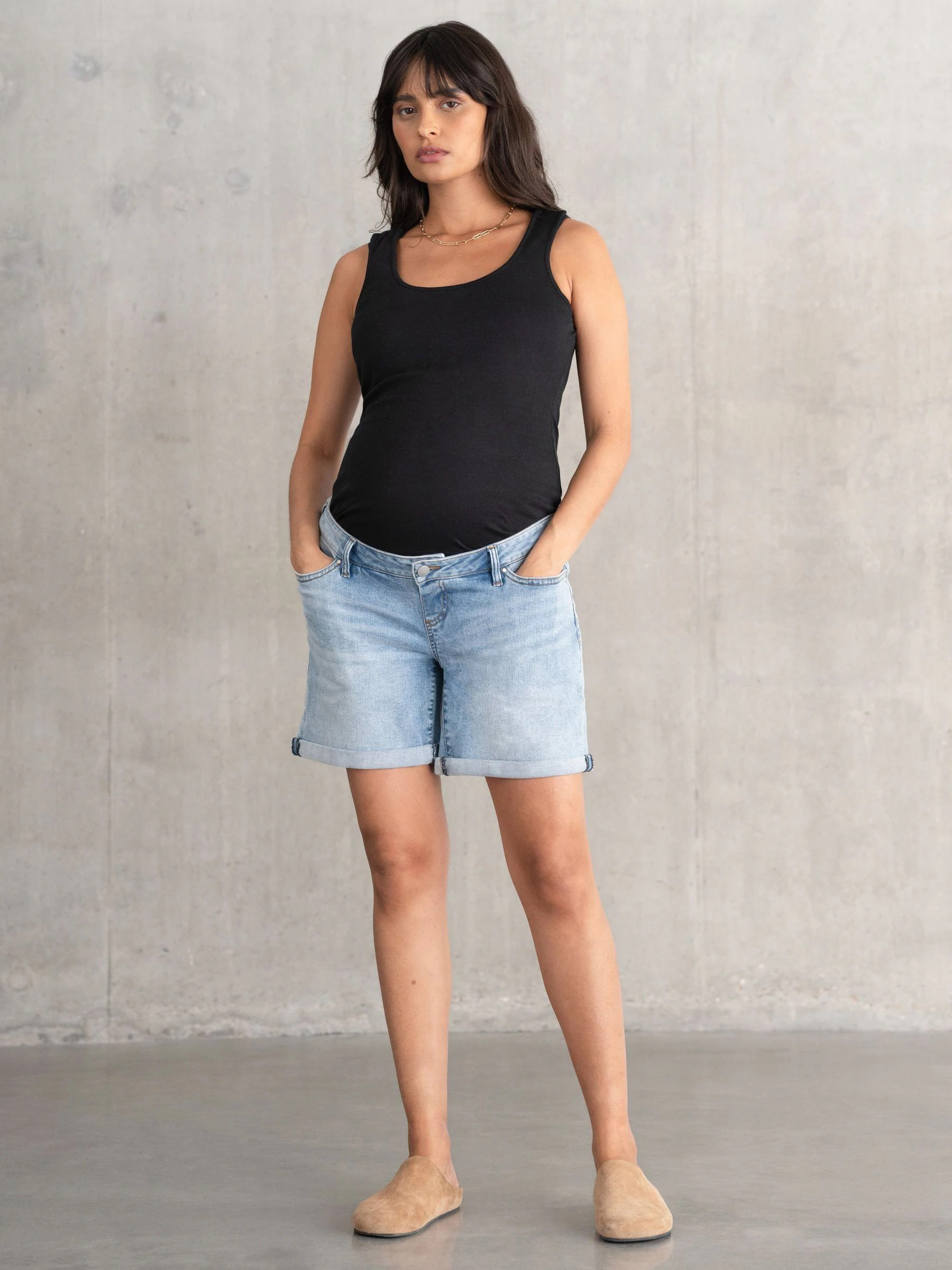 Seraphine Zwangerschapsbroek Blauw Denim