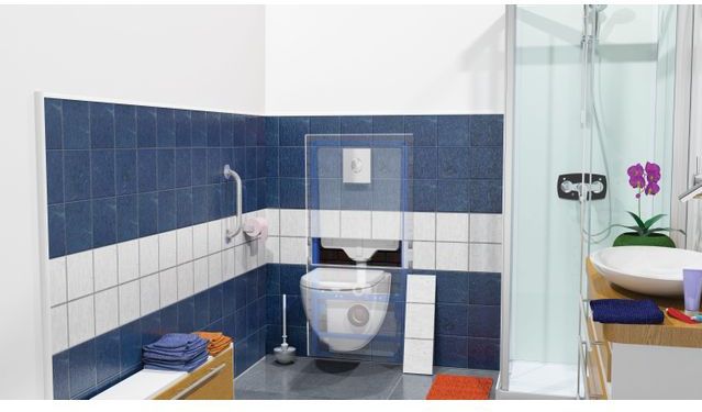 GROHE Inbouwreservoir Sanibroyeur Saniwall Pro Fecaliënvermaler Chroom