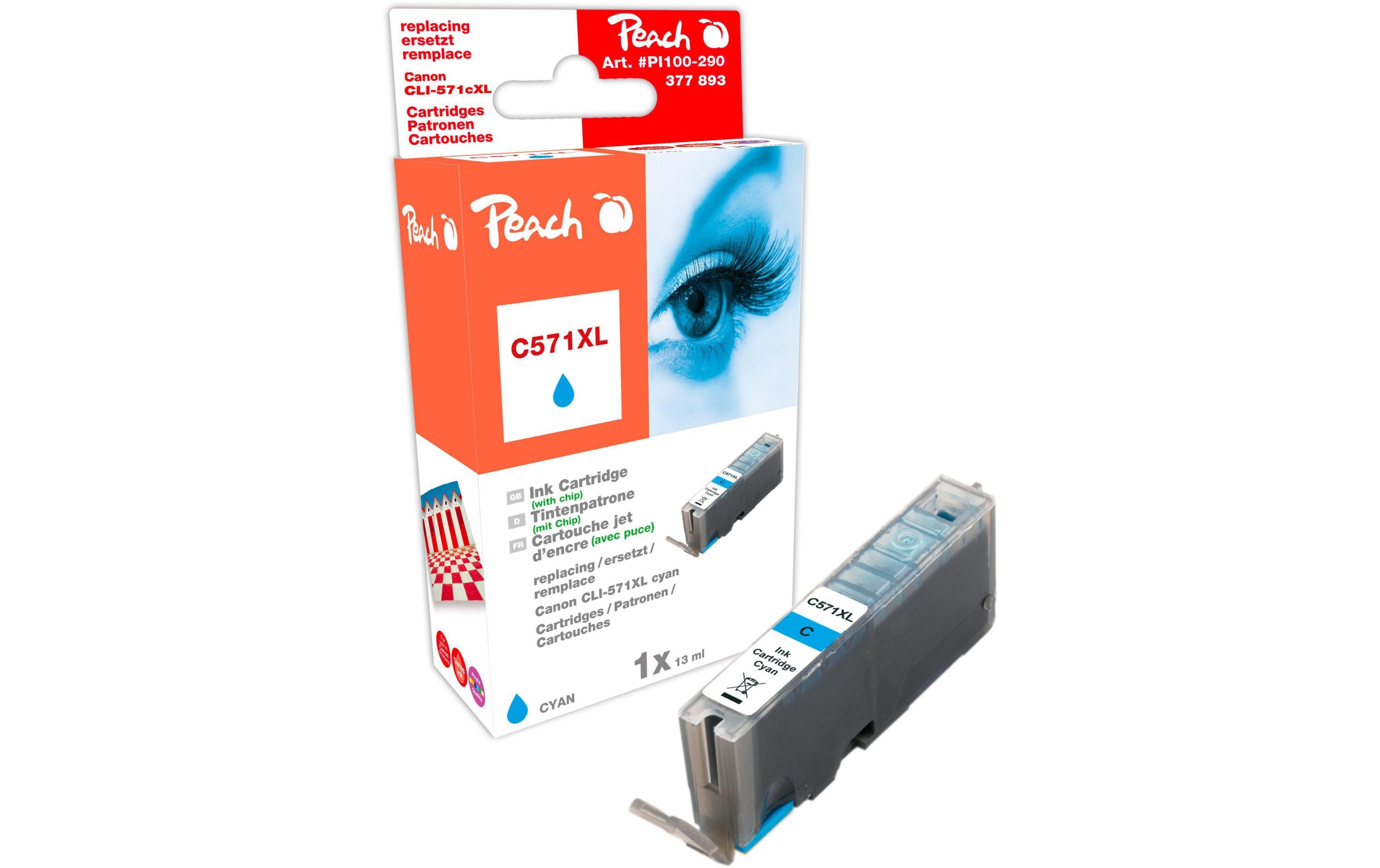 Tinte Canon CLI-571XLC CyanTinte, Cyan