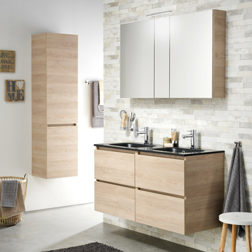 S-line spiegelkast 120 naturel eik