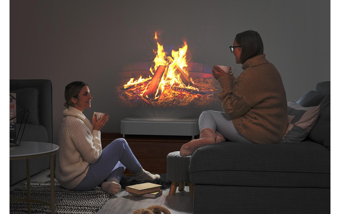 Ultrakurzdistanzprojektor EH-LS800W Weiss<br>4k UHD Laser Ultrakurzdistanzprojektor