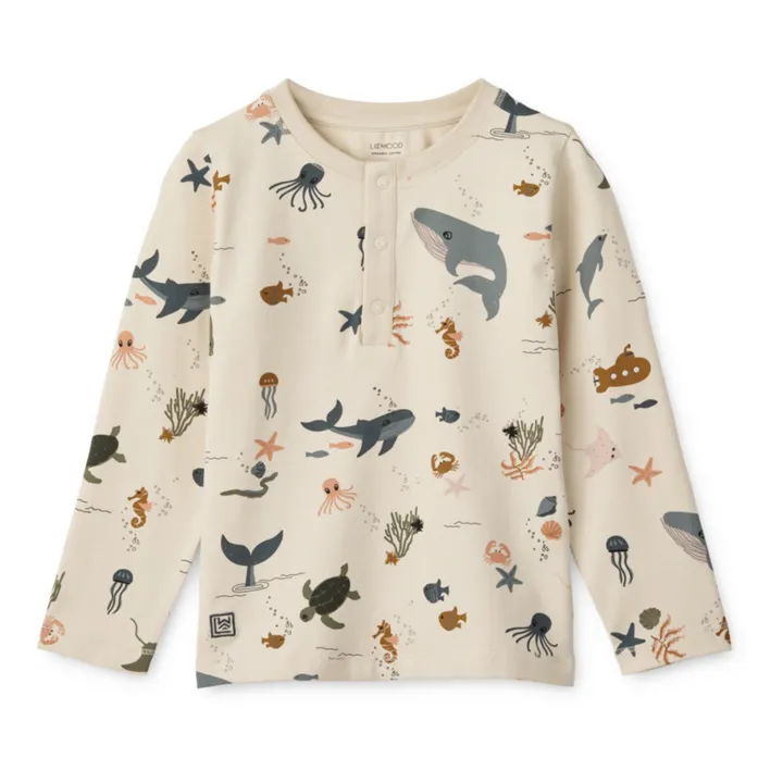Liewood Ensemble Pyjama Wilhelm | Bleu gris