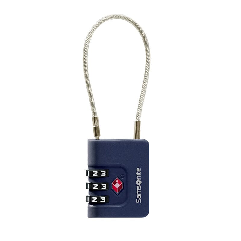 Samsonite TA Revolution Cablelock 3 Dial TSA Midnight Blue