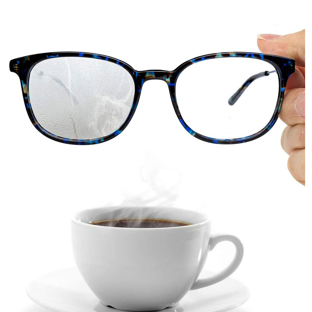 (4er Set) Anti-Beschlag Brillen Reinigungstuch Wiederverwendbares Anti Fog Mikrofaser Putztuch