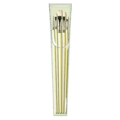 Pro Arte W7B B-Hog Bristle Oil Brush Set Of 5