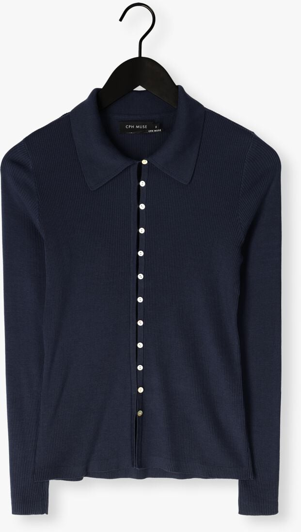 donkerblauwe copenhagen muse vest cmconnie-cardigan