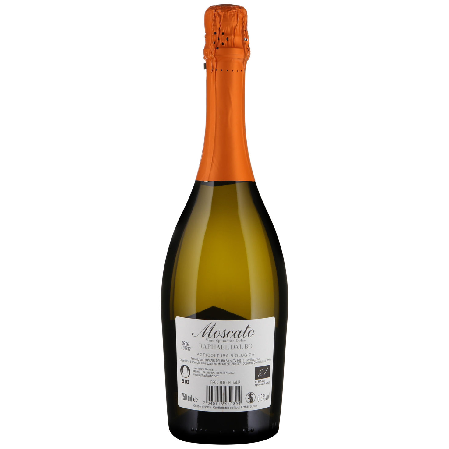 Naturaplan Bio Moscato Raphael Dal Bo Vino Spumante Dolce -75cl