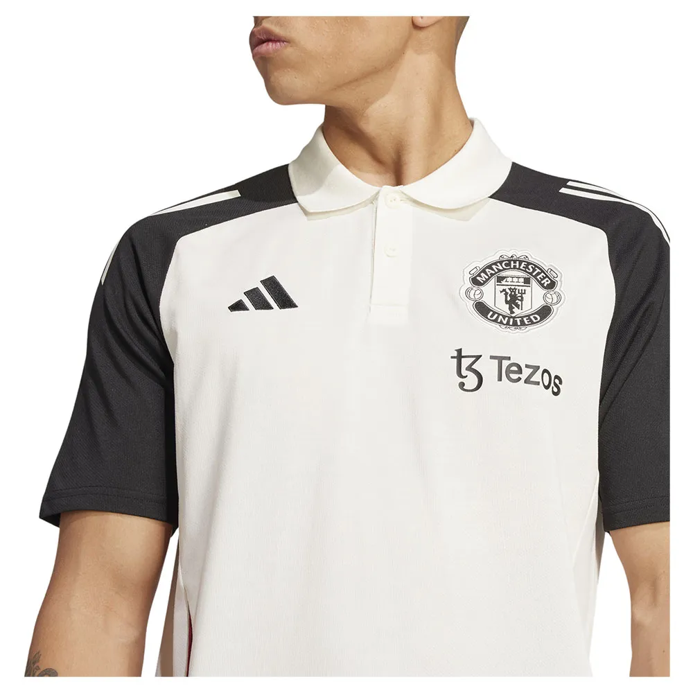 Camisa polo de manga curta adidas Manchester United Tiro 24