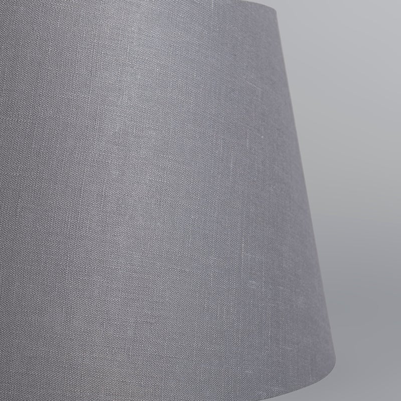 Linnen lampenkap grijs 35/30/18