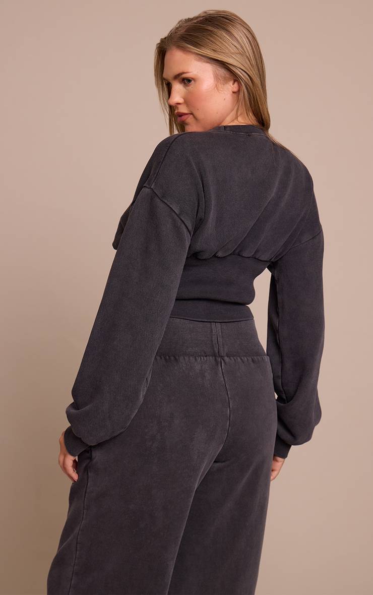 Charbon Sweatshirt Shape Taille Cintrée