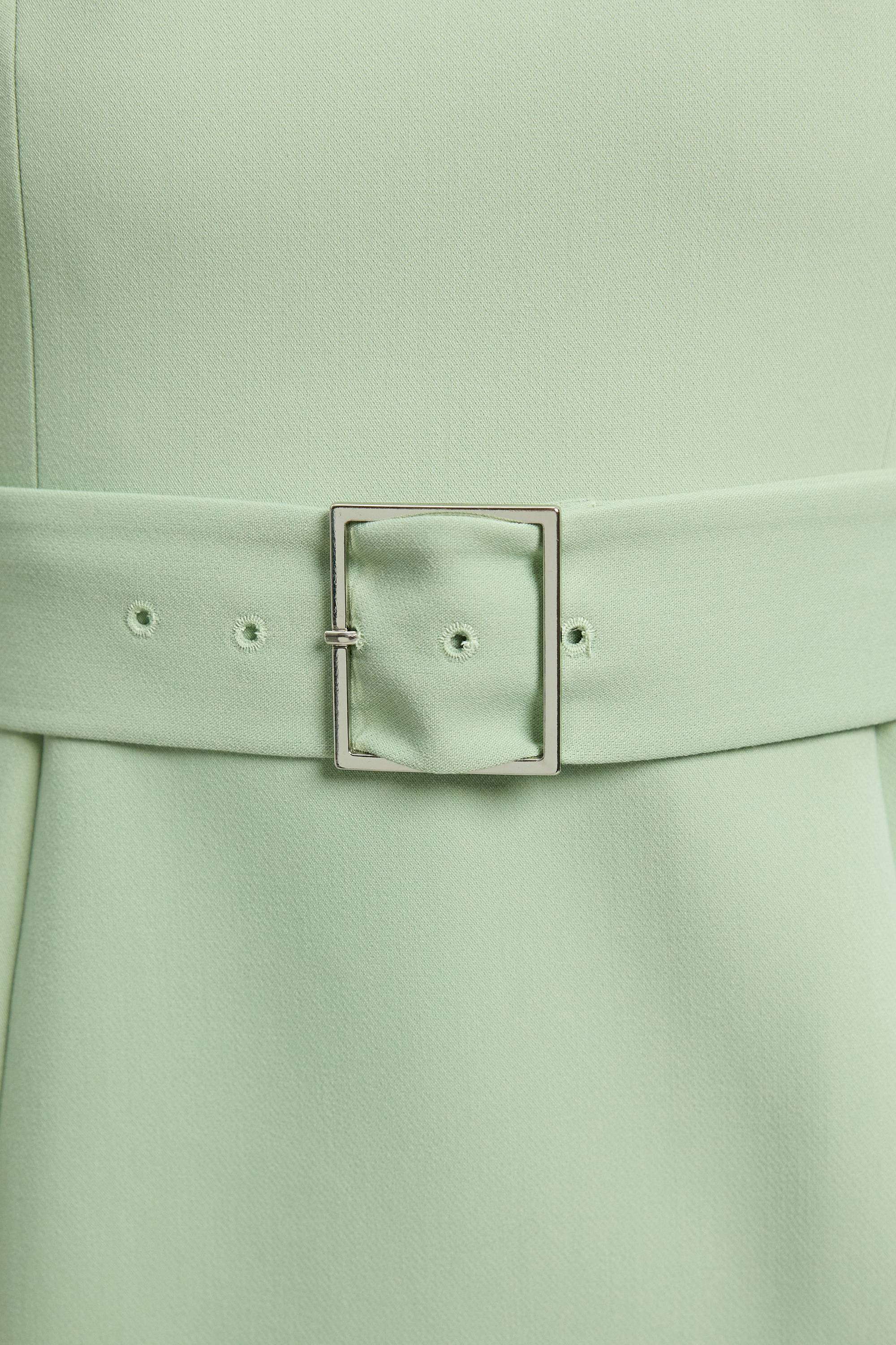 KarenMillen Robe Crayon Midi Ajustée À Col Roulé