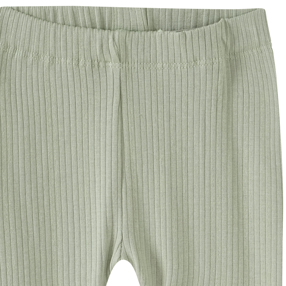 Topomini Pure Collection Baby Leggings mit Rippstruktur oliv