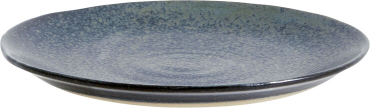 Nordal GRAINY saucer/cake plate, dark blue