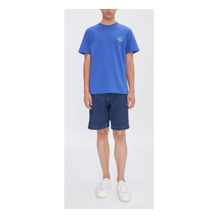 A.P.C. T-shirt Raymond Coton Bio | Bleu roi