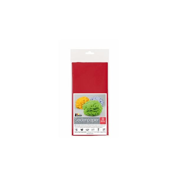 Werola Papel de Seda 20g Vermelho Escuro 50x70cm 5 Un.
