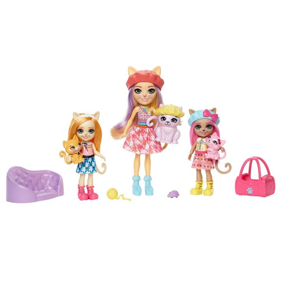 Enchantimals - Coffret La Famille de Carmel Chat