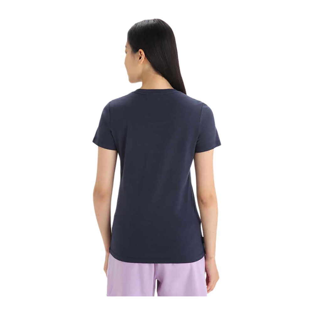 Icebreaker CENTRAL CLASSIC TMB - Tee-shirt Femme midnight navy